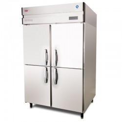 4 Door Stainless Steel Upright Chiller Freezer